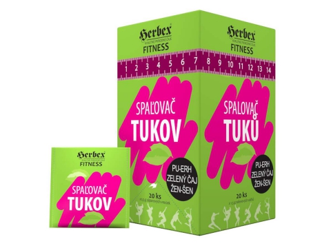 HERBEX Spalovač tuků čaj 20 x 1,5 g