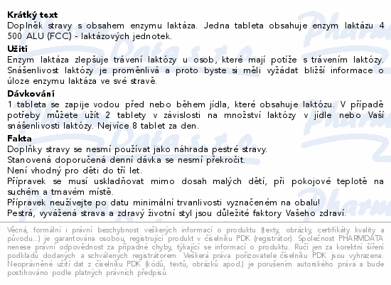 Laktoleraza tbl.30 Generica