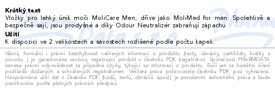 MoliCare Men 2 kapky P14 (MoliMed for men active)
