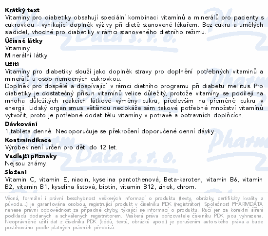 Glucose Vital tbl.30