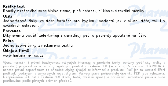 ValaClean BASIC mycí žínky 16.5x23.5cm/50ks 992245