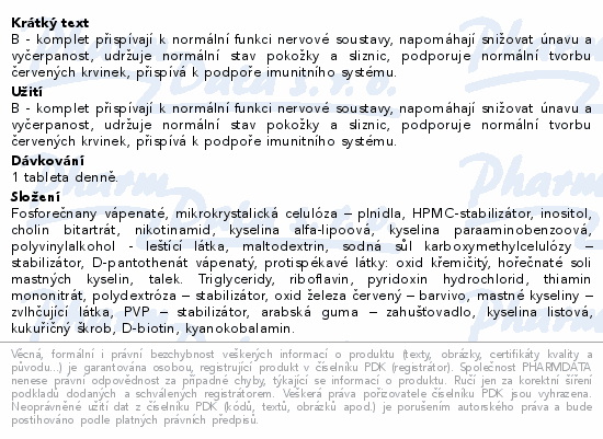 MOVit B-Komplet+Kyselina listová PREMIUM tbl.90