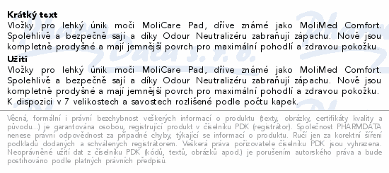 Inko. vložky MoliCare LadyPad 0.5kap Duopack2x28ks