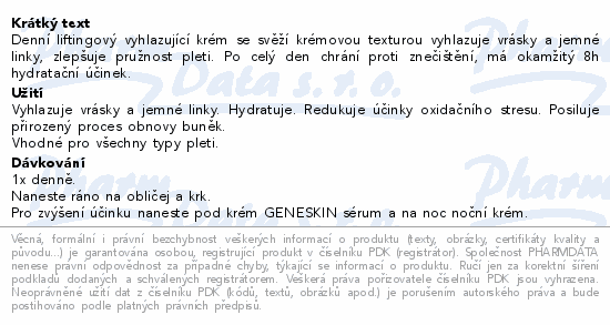 ISISPHARMA Geneskin Smoothing Cream 50ml