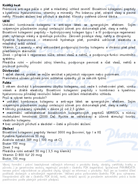 Naturevia Kolagen Beauty+ 60 sáčků