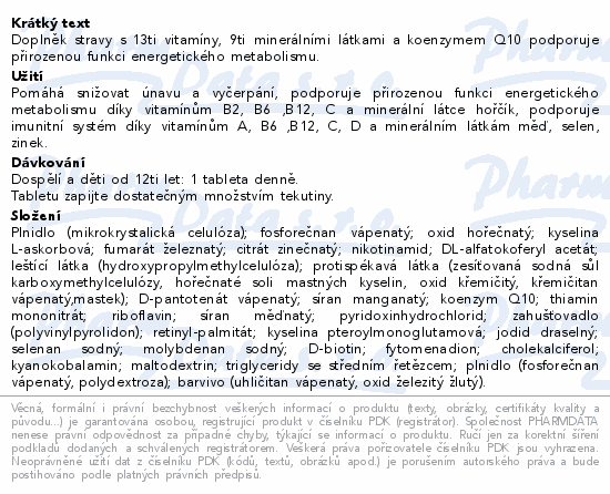 Supradyn CO Q10 Energy tbl.90 II