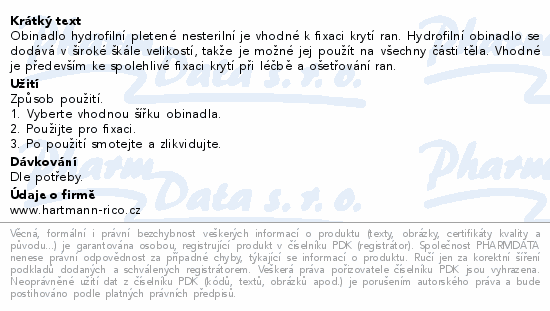 Hartmann Hydrofilní neelast.obinadlo 8cmx5m 1ks