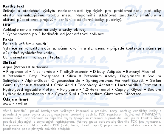 RILASTIL Acnestil Attiva pleťový krém new 40ml