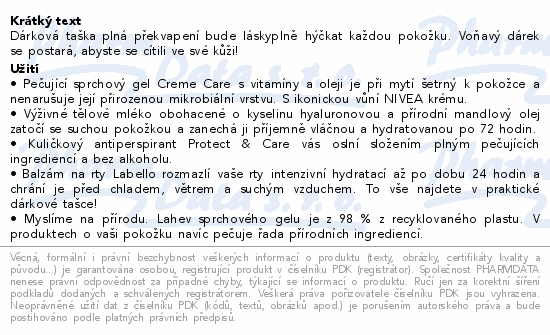 NIVEA BAG Creme Care set 93360-01737-00