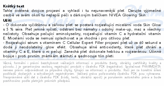 NIVEA BOX Glowing Skin set 93360-01744-00