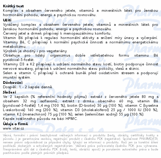 Maxi Vita ESSENTIALS FemBalance cps.60