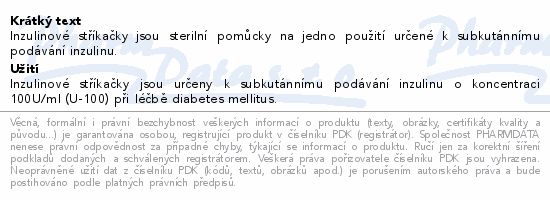 Embecta Micro-Fine U-100 inzul.střík.12.7mm29G 1ml