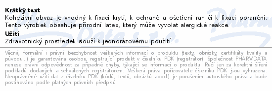 Kohezivní obvaz samodržící nester.4cmx4m Steriwund