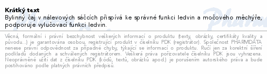 Nephrosal Bylin. čaj na ledviny 20x1.5g Fytopharma