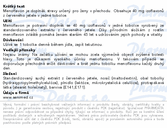Menoflavon pro ženy tob.60