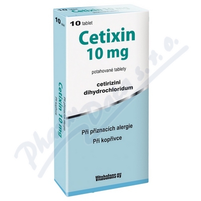 Cetixin 10mg por.tbl.flm.10x10mg