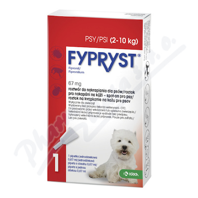 KRKA Fypryst Dogs spot-on pro psy 1x0.67ml