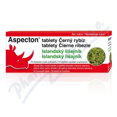 Aspecton na kašel černý rybíz 30 tablet