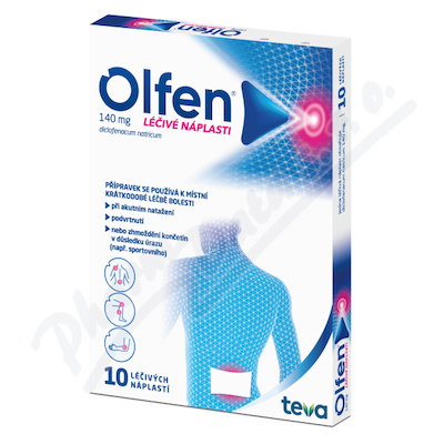 Olfen 140mg léčivé náplasti drm.emp.med.10x140mg