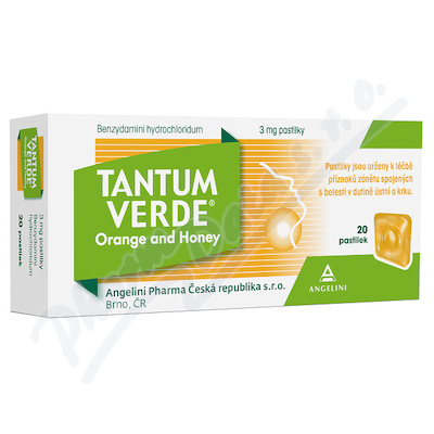Tantum Verde Orange and Honey 3mg pas.20