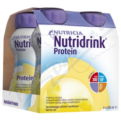 Nutridrink Protein s přích.vanilka 4x200ml Nový
