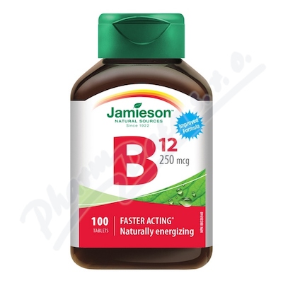 JAMIESON Vitamín B12 metylkobalamín 250mcg tbl.100