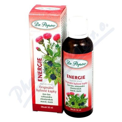 Dr.Popov Kapky bylinné Energie 50ml