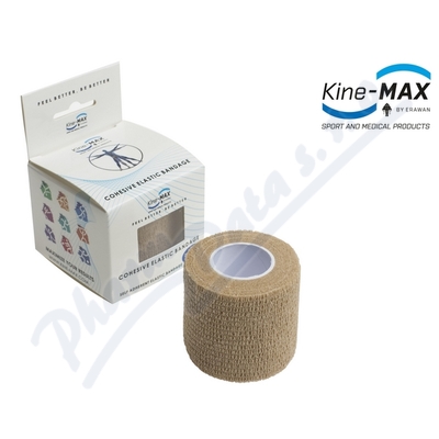 Kine-MAX Cohesive elast.samofix. 2.5cmx4.5m tělové