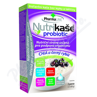 Nutrikaše probiotic CHIA a čern.rybíz 180g (3x60g)