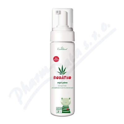 Cannaderm Robátko mycí pěna Sensitive 200ml