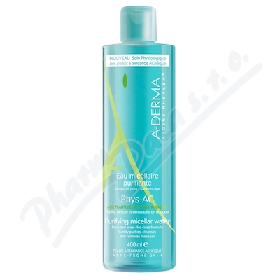 A-DERMA Phys-AC Čisticí micelární voda 400ml