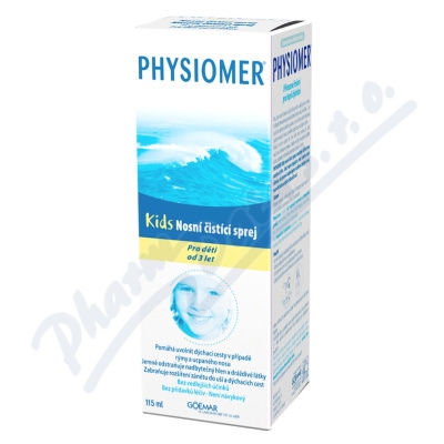 Physiomer KIDS nosní sprej od 3 let izotonický 115 ml