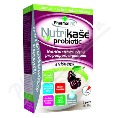 Nutrikaše probiotic s višněmi 180g (3x60g)