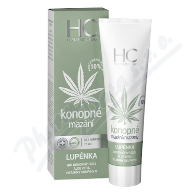 Konopné mazání lupénka 75ml