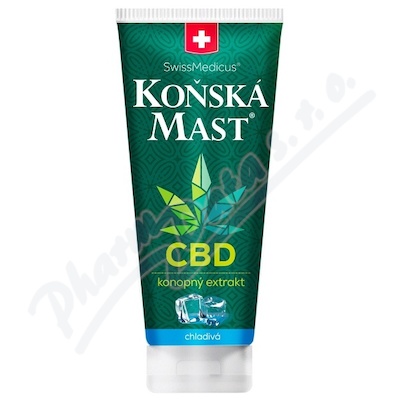 Koňská mast s CBD chladivá 200 ml