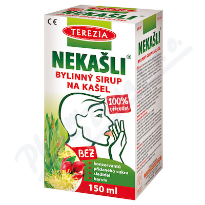 TEREZIA NEKAŠLI 100% přírodní bylinný sirup 150ml