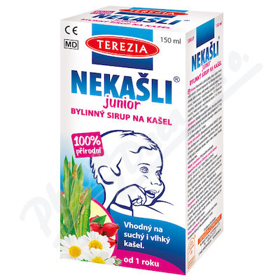 TEREZIA NEKAŠLI Junior přírod.bylinný sirup 150ml