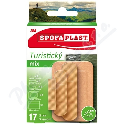 3M Spofaplast 604 Turistický mix 17ks