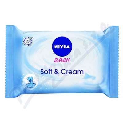 NIVEA Baby Soft&Cream čisticí ubrousky 63ks 86244