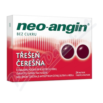 Neo-angin třešeň pastilky 24