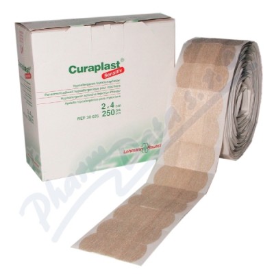 Náplast poinjekční Curaplast sensitiv 2x4cm 250ks