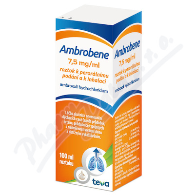 Ambrobene sol.100ml 7.5mg/ml roztok/kapky