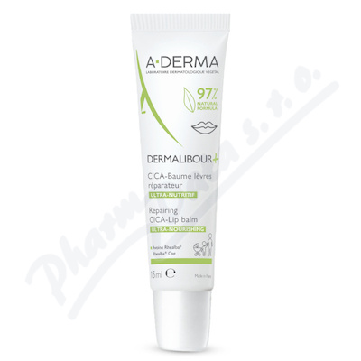 A-DERMA Dermalibour+ CICA Balzám na rty 15ml