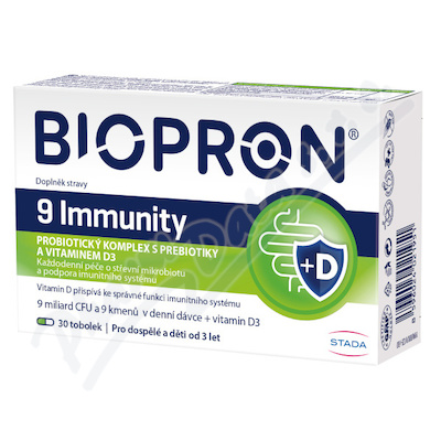 Biopron 9 Immunity + vitamin D3 tob.30