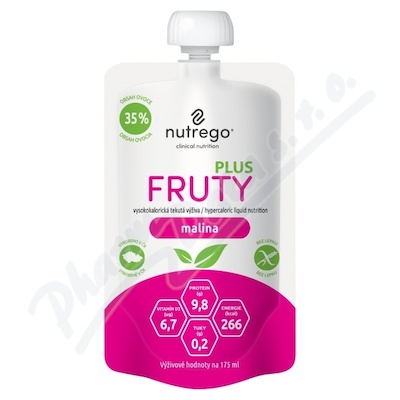 nutrego FRUTY PLUS malina por.sol.4x175ml