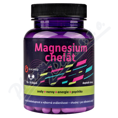 Magnesium chelát cps.50+20 Galmed