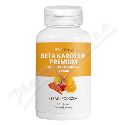 MOVit Beta karoten 25000 IU+Panthenol+PABA tob.90