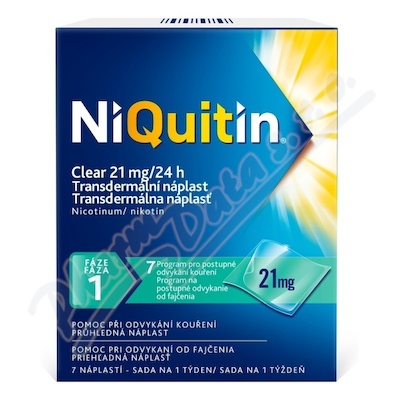 Niquitin Clear 21mg/24h tdr.emp.7