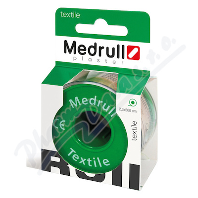Medrull textil.hyp.fixační náplast 2.5x500cm cívka
