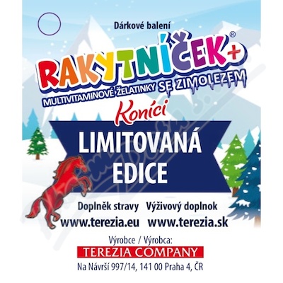 RAKYTNÍČEK+ žel.se zimolezem 50ks koule modrá 2022